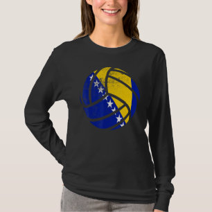Bosnien und Herzegowina Volleyball-Flag Volleyball T-Shirt