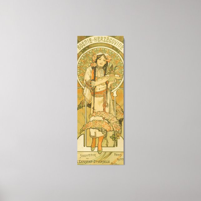 Bosnien und Herzegowina von Alphonse Mucha 1900 Leinwanddruck (Vorderseite)