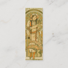 Bosnien und Herzegowina von Alphonse Mucha (1900) Mini Visitenkarte