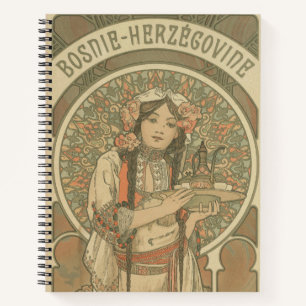 Bosnien und Herzegowina von Alphonse Mucha (1900) Notizbuch