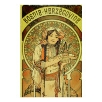 Bosnien und Herzegowina von Alphonse Mucha 1900