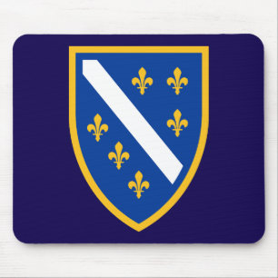 Bosnien und Herzegowina Wappen Mauspad
