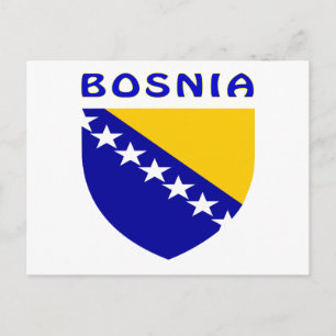 BOSNIENISCHE Wappendecke Postkarte