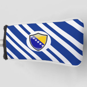 bosnische Flagge Golf Headcover
