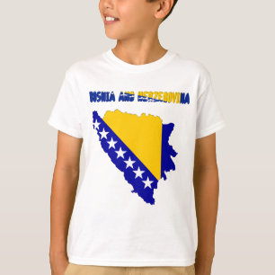 Bosnische Landesflagge T-Shirt