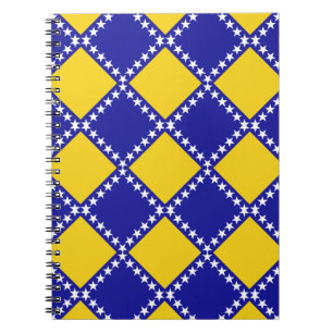 Bosnischer Flaggenverlauf Notizblock