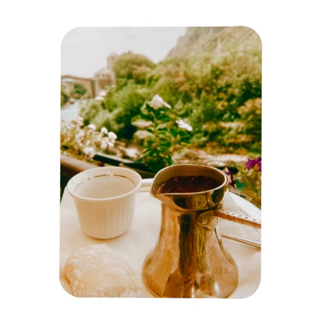 Bosnischer Kaffeepause in Mostar Magnet (Vertikal)
