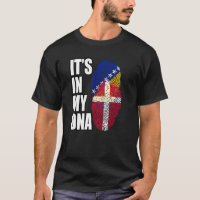 bosnisches und dänisches DNA-Flaggenerbe