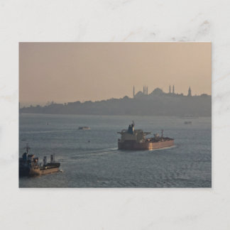 Bosporus bei Sonnenuntergang Postkarte