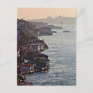Bosporus bei Sonnenuntergang Postkarte