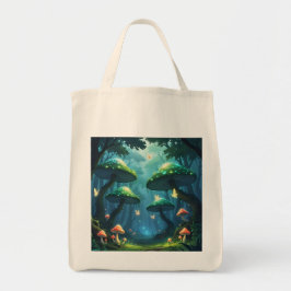 bosque de fantasía con hongos tragetasche