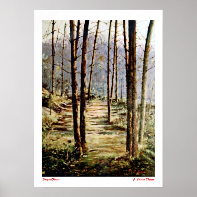 Bosque/Wald Poster (Vorne)