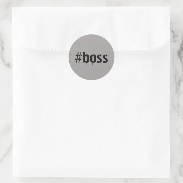 Boss - Aufkleber (Tasche)