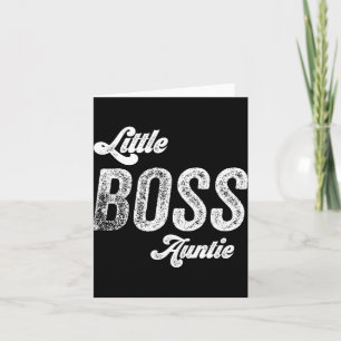Boss Auntie Baby Mütter Day Karte