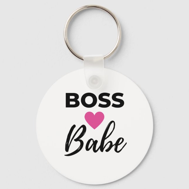 Boss Babe 2 Schlüsselanhänger (Vorderseite)