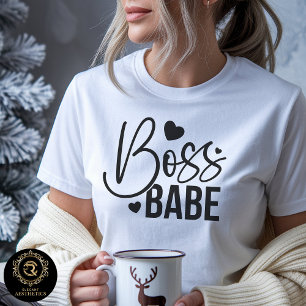 Boss Babe Business Casual Grafik T-Shirt  Tri-Blend Shirt