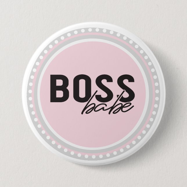 Boss Babe Button (Vorderseite)