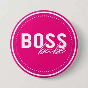 Boss Babe Button