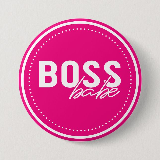 Boss Babe Button (Vorderseite)
