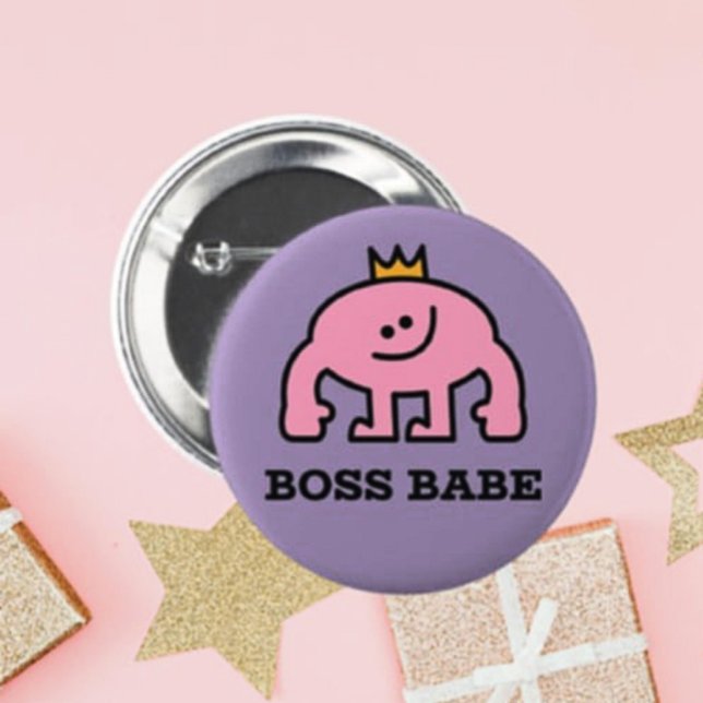 Boss Babe Button – Anstecknadel (Von Creator hochgeladen)