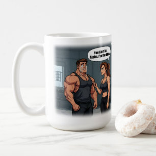Boss Babe Funny Fitness Spaß T - Shirt, Alpha Fema Kaffeetasse