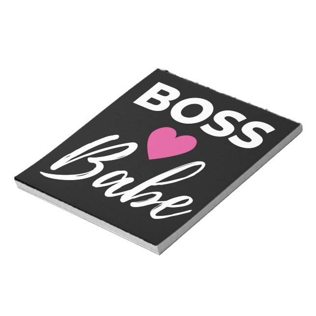 Boss Babe Notizblock (Rotiert)
