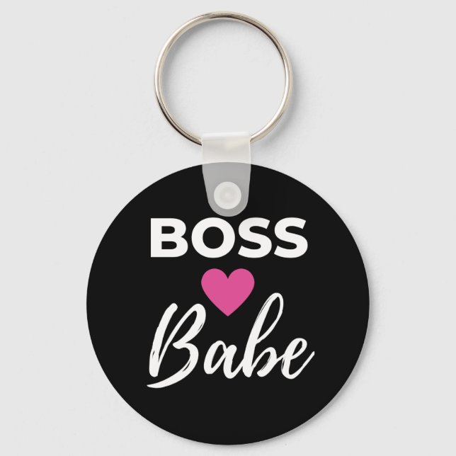 Boss Babe Schlüsselanhänger (Vorderseite)