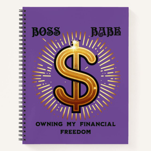 Boss Babe Spiral Notebook Notizbuch (Vorderseite)