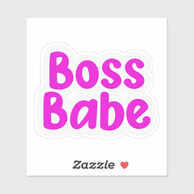 Boss Babe Sticker (Blatt)