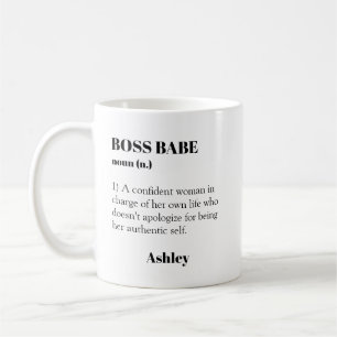 BOSS BABE Unabhängige Frau Inspirierender Becher  Kaffeetasse