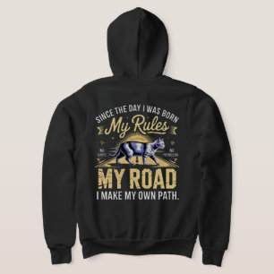 Boss Babe Unternehmerkatze Meine Regeln Mein Weg Hoodie