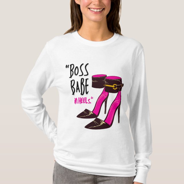 boss baby in heels T-Shirt (Vorderseite)