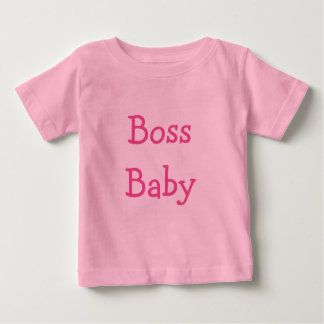 Boss Baby (rosa Buchstaben)* T-shirt