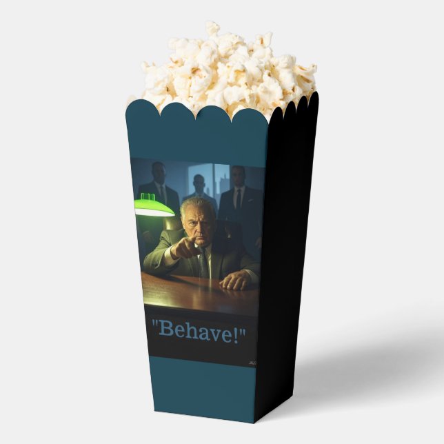 Boss benehmen Popcornboxen Geschenkschachtel (Geplatzt)