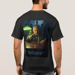 Boss benehmen sich Männer schwarzer T - Shirt zurü