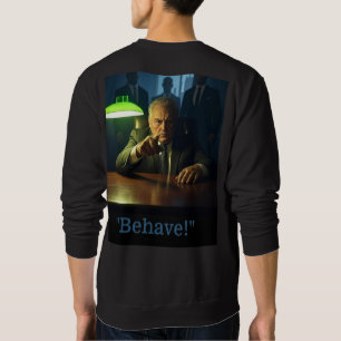 Boss benehmen sich Männer schwarzes Sweatshirt zur