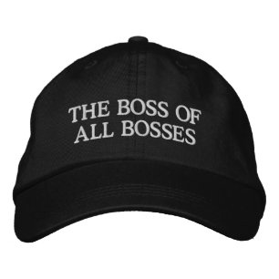 Boss. Bestickte Baseballkappe