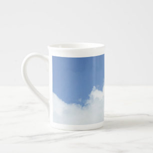 Boss Birthday Fluffy Wolken in Blue Sky Prozellantasse