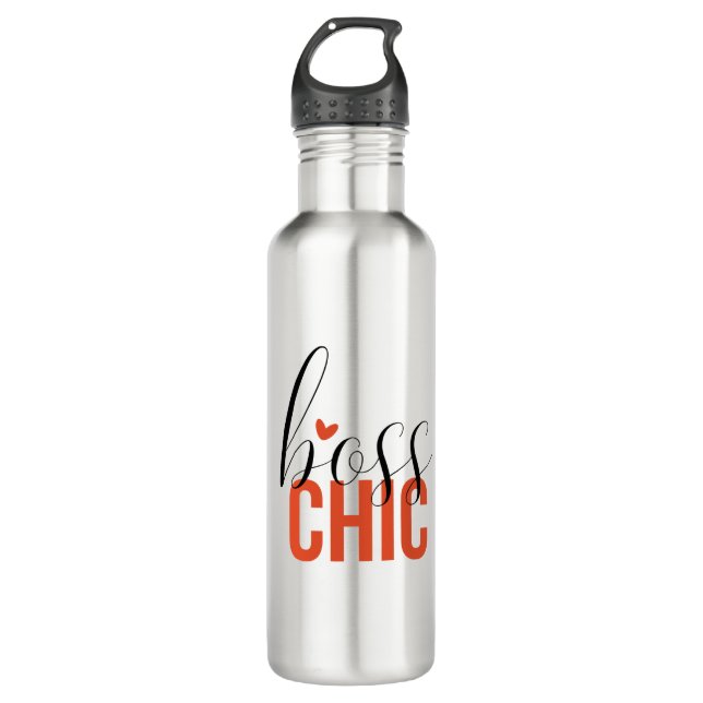 Boss Chic Wasserflasche Edelstahlflasche (Vorderseite)