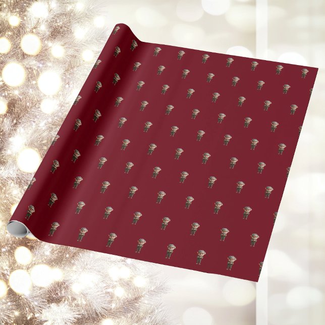 Boss Christmas Elf Wrapping Paper Geschenkpapier (Von Creator hochgeladen)