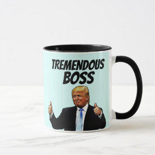 BOSS COFFEE TASSE, DONALD TRUMP TASSE