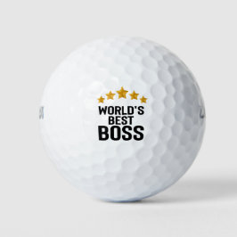Boss Day Employee Appreciation World's Best Boss Golfball