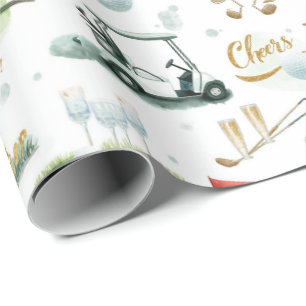 Boss Day für Golfer Geschenkpapier