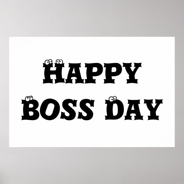 Boss Day Poster (Vorne)