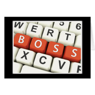 Boss Day, Red Boss in der Computertastatur