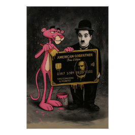 Boss Edition in Black & Pink Poster