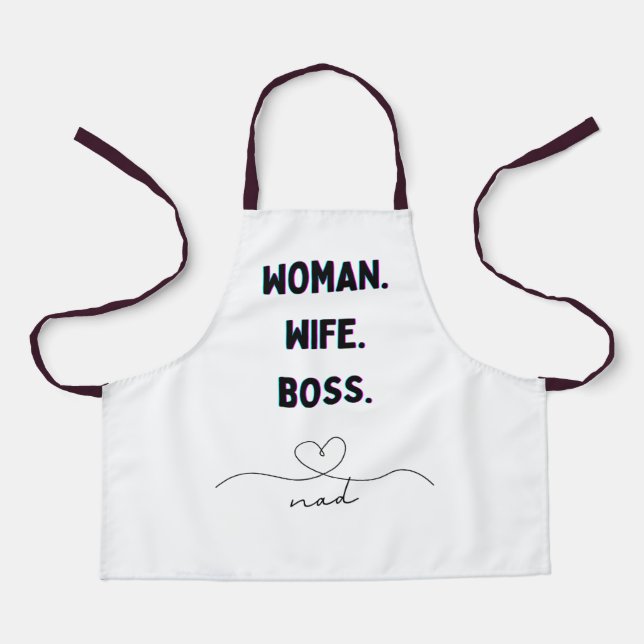 Boss Ehefrau: Power, Liebe, Erfolg Schürze (Vorderseite)