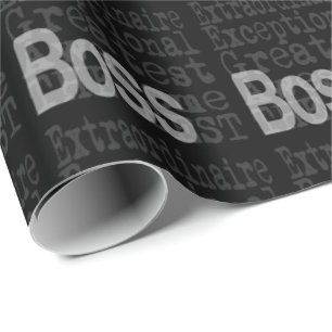 Boss Extraordinaire Geschenkpapier