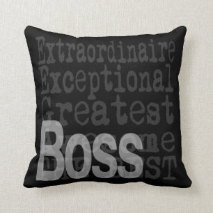 Boss Extraordinaire Kissen
