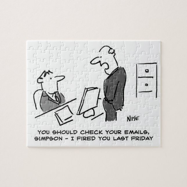 Boss Fires Worker by Email Puzzle (Horizontal)